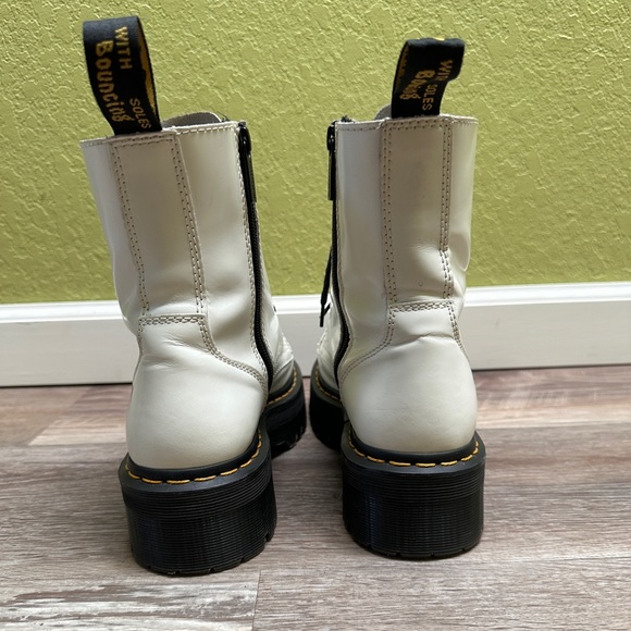 Dr. Martens - White Platform Jadon - Picture 5 of 8